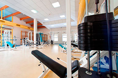 Gimnasio y<br />
sala de musculación